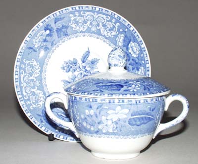 Breakfast Cup with Cover and Saucer c1930s